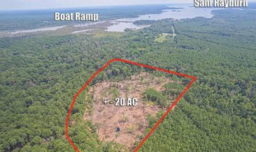 20 acres in San Augustine County